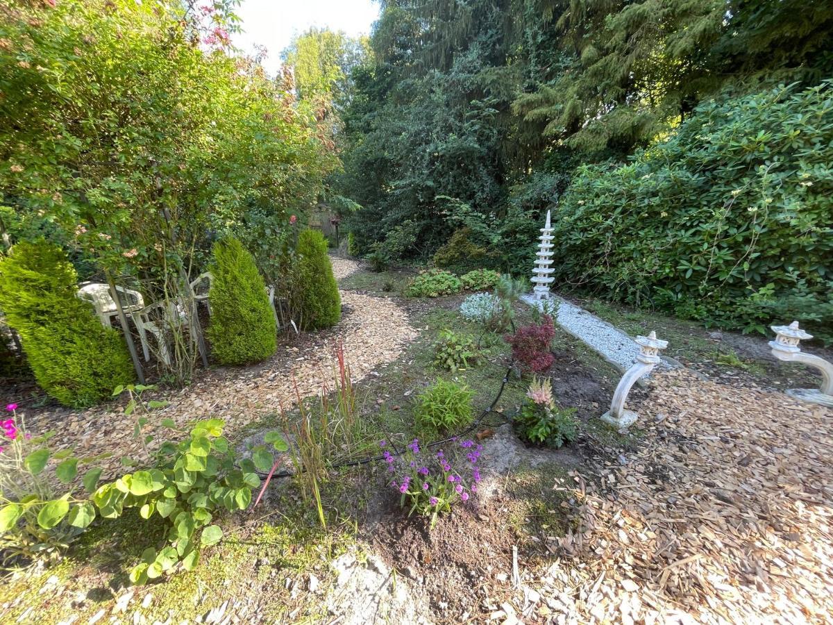 Ferienwohnung Gulfhaus, Mit Sauna Und Grossem Garten Apen 外观 照片