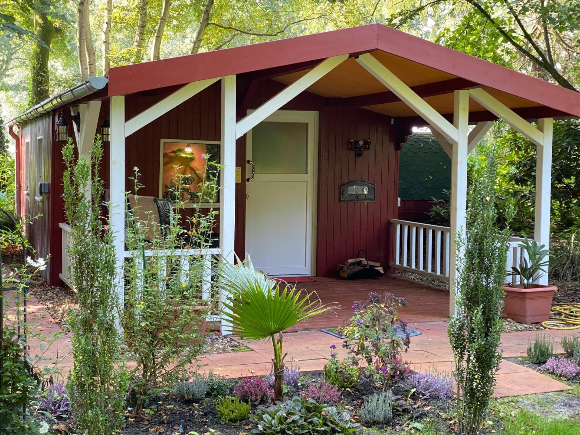 Ferienwohnung Gulfhaus, Mit Sauna Und Grossem Garten Apen 外观 照片